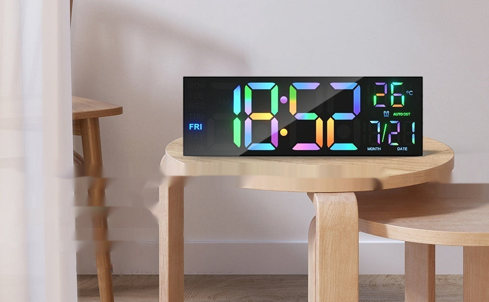 Large LED Digital Wall Clock
