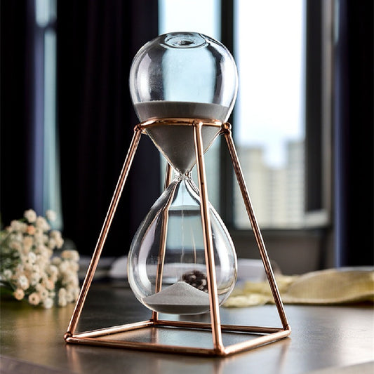 30-Minute Nordic Metal Hourglass Timer