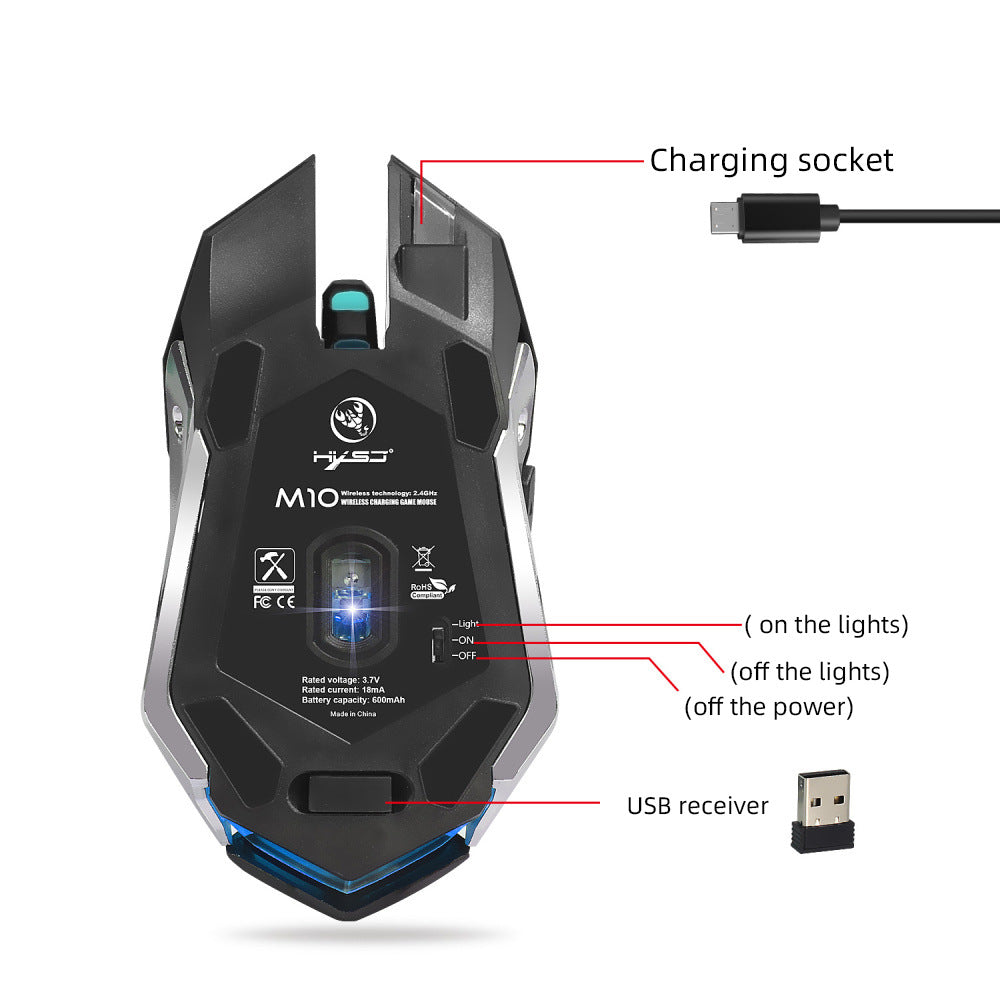 Wireless 2.4G Gaming Mouse – 2400 DPI