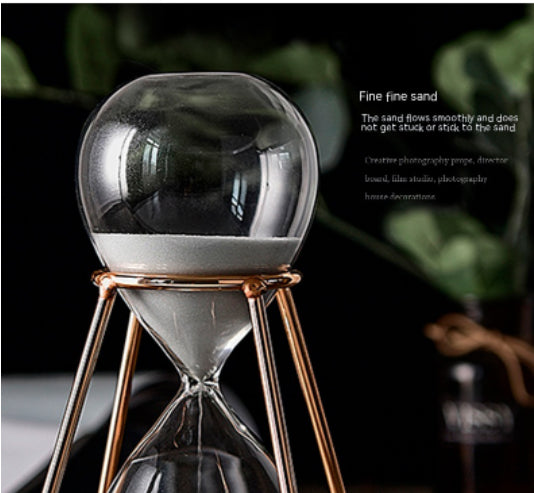 30-Minute Nordic Metal Hourglass Timer