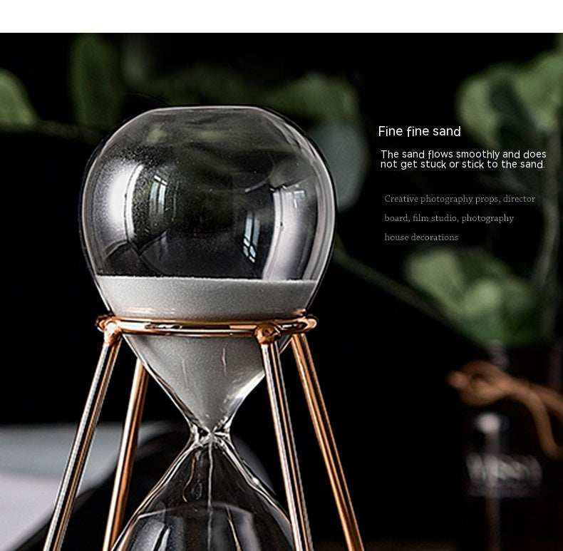 30-Minute Nordic Metal Hourglass Timer