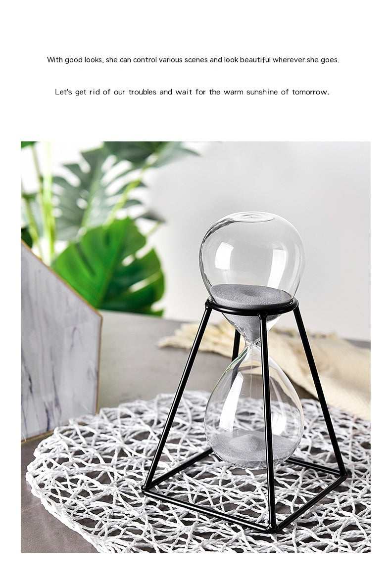 30-Minute Nordic Metal Hourglass Timer