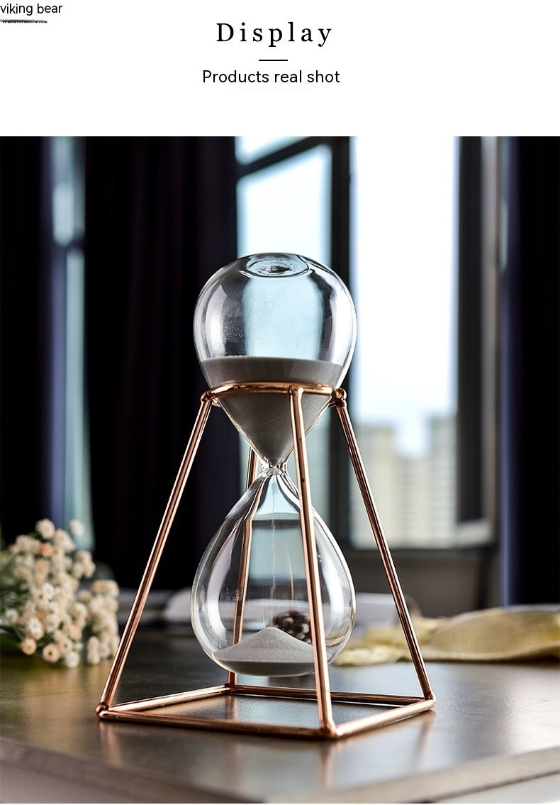 30-Minute Nordic Metal Hourglass Timer