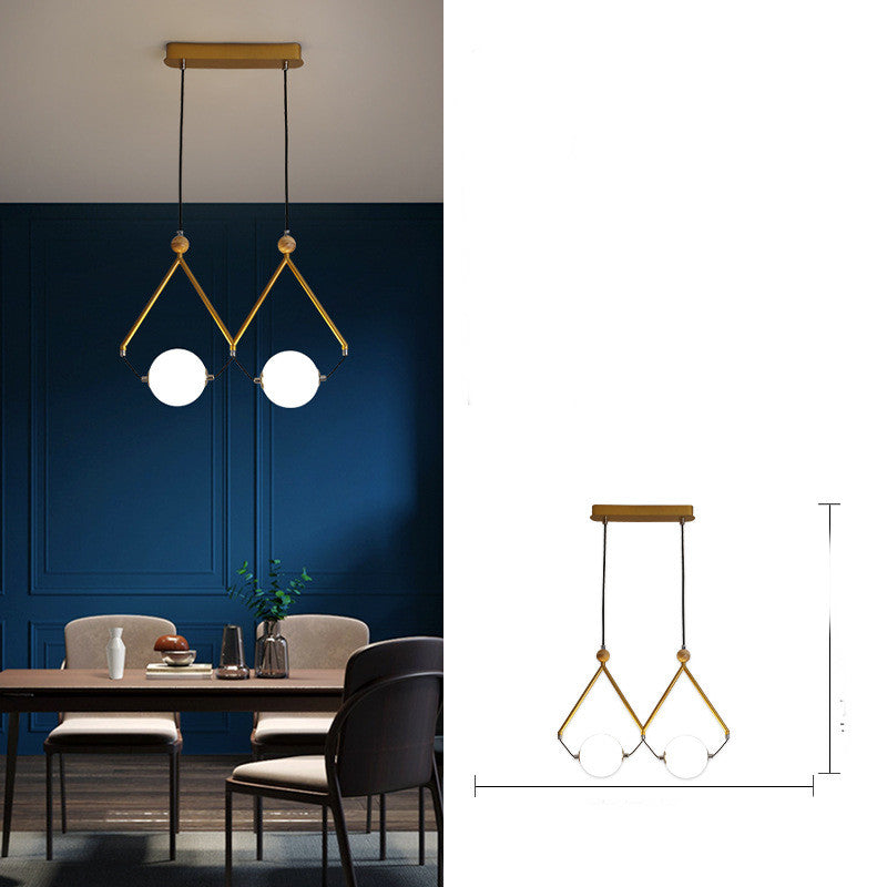 European Style Glass Pendant Lamp