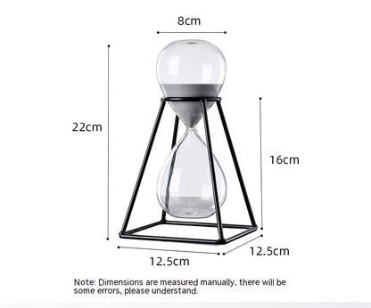 30-Minute Nordic Metal Hourglass Timer