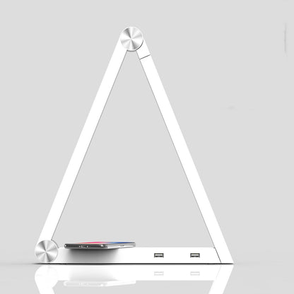 LED Triangle Desk Lamp with Wireless Charging