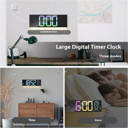 Large LED Digital Wall Clock