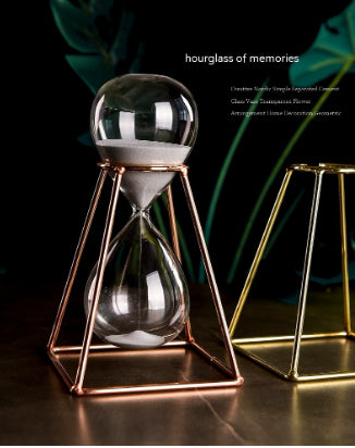 30-Minute Nordic Metal Hourglass Timer