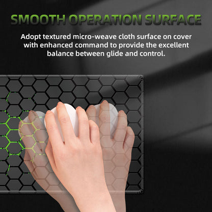 Honeycomb Non-Slip Desk Mouse Pad